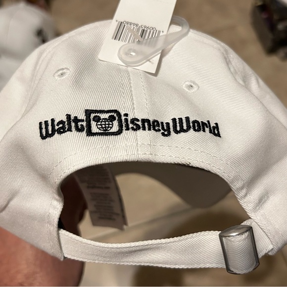 Walt Disney World Parks Mickey Mouse White Adjustable Hat Cap Unisex NWT - Picture 3 of 4